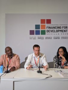 PWYF's CEO, Gary Forster, speaking at Finance for Development 4 Conference in Seville