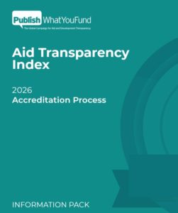 Aid Transparency Index Accreditation Process Information Pack Cover