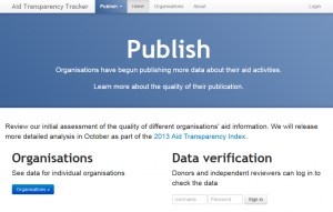 Aid Transparency Tracker