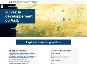 Our prototype multi-donor portal of aid to Mali